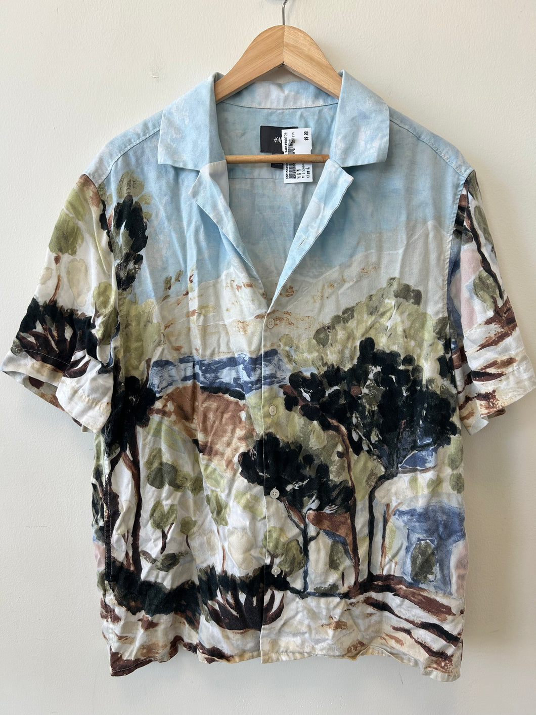 H & M Short Sleeve Top Size Large