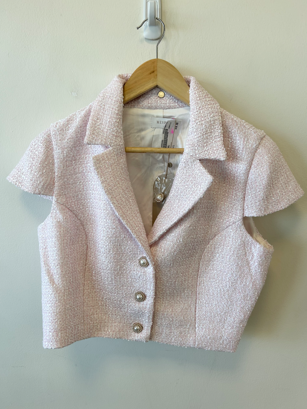 Meshki Short Sleeve Top Size Large